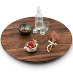 Lazy Susan Inch Black Walnut Wood Rotating Turntable Organizer LS30 Magigo. Fixed Price $369.99.