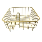 Vintage Rubber Coated Wire Dish Rack Sink Yellow Drying 12X14 Drain Kitchen. Fixed Price $49.99.