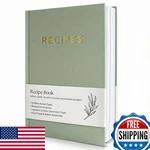 Zicoto Aesthetic Blank Recipe Book Waterproof Cover - Perfect. Fixed Price $16.61.