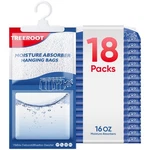 18 Pack Moisture Absorbers For Closet, 16OZ Hanging Dehumidifier Bags,.... Fixed Price $44.37.