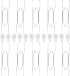 Homezal 10 Pack Plate Hangers, Wall And 12 Hooks, Compat. Fixed Price $21.42.