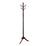 Ore International 71.5" Twist Wood Standing Coat Rack Brown/cherry. Fixed Price $29.95.