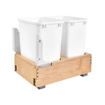 Rev-a-shelf 35 Qt Bottom Mount Double Cabinet Kitchen Trash Cans 4WC-18DM2. Fixed Price $247.99.