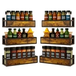 Spice Rack Wall Mount 6 Pack, Space-saving Seasoning Organizer,scre... Fast Ship. Fixed Price $53.99.