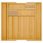 Super Eco Bamboo Kitchen Drawer Organizer - Expandable Organize.... Fixed Price $48.43.