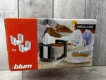 Blum Orga-line Adjustable Plate Holders Organizer Support ZTH.0350 Set Of 2 New. Fixed Price $55.00.