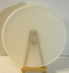 Tupperware 2197B Clear White Frost Replacement Lid 9.5" Diameter Only.. Fixed Price $12.99.