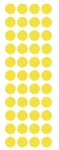 3/4" Light Yellow Round Label Dots Stickers Color Coding Inventory Inch. Fixed Price $97.65.