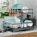 7 Code Large Dish Drying Rack For Kitchen Counter, Detachable Capacity. Fixed Price $39.95.
