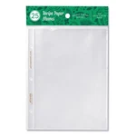 Jot & Mark Binder Page Protectors For 4X6 Recipe Cards 8.5" 9.5", 1 Pocket. Fixed Price $13.35.