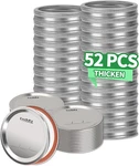 Canning Lids Rings 52 Count Regular Mouth Mason Band For Ball Kerr Jars. Fixed Price $11.59.