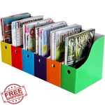 Evelots Magazine File Holder Desk Storage Box Packs Labels. Fixed Price $44.99.
