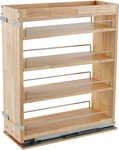 Pull Out Spice Rack Cabinet Organizer, (8" W X 21.9" D 25.2" H) Multi-use Soil. Fixed Price $297.99.