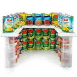 Savvy Shelf Adjustable Pantry & Can Storage Organizer - Kitchen Cabinet Pan.... Fixed Price $37.10.