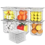 Pack Plastic Food Pan With Lid 1/6 Size Inch Deep Restaurant Clear S.... Fixed Price $42.99.
