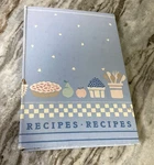 Vtg Hallmark Recipe Book Binder NOS-1986/87. Fixed Price $14.00.
