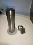 Drink & Coffee Smart Cup Thermos With Built-in Thermometer Tea Tin Combo. Fixed Price $12.99.