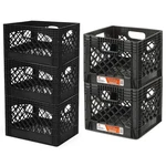 Juggernaut Storage 3 Pack Crates, 24 Qt And 16. Fixed Price $94.09.