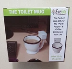 Evelots Toilet Coffee MUG/CUP-CERAMIC-TEA/BEVERAGE/CANDIES-10 Ounces-hilarious.. Fixed Price $14.99.