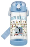 Skater Children's Water Bottle With Straw Clear 480ML One-touch Silicone Thomas. Fixed Price $55.74.
