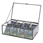 Highfree Glass Tea Bag Organizer With Lid, Counter Top Collection Box F.... Fixed Price $52.36.