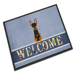 Caroline's Treasures Carolines BB5690MAT English Toy Terrier Welcome. Fixed Price $49.86.