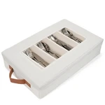 Homelux Theory Flatware Hard Shell China 14. Cutlery Storage, Ivory. Fixed Price $33.82.