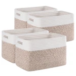 4 Pack Storage Baskets For Organizing, Woven Shelves - Perfect Fo.... Fixed Price $44.44.