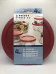 Anchor Hocking Snugfit 4PC Food Storage Lids - 7 Cup, 2 1. Fixed Price $19.95.