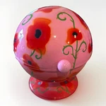 Pylones Sugar Cube Pot Bowl, Poppy Coquelicots Design. Fixed Price $34.20.