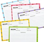Recipe Cards 50 Pcs 4X6-INCH Double-sided Fruit Design. Fixed Price $10.47.