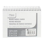 3 Pack Mead Wirebound Index Cards, Ruled, 4IN 6IN, 50 Ct. Fixed Price $14.70.