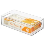 Idesign Stackable Fridge Bin - Storage For Freezer Set Of 1, Clear. Fixed Price $27.69.