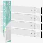 Ruichang Bamboo Kitchen Drawer Divider 4 PACK,17-22" Adjustable Utensil Drawe.... Fixed Price $26.49.