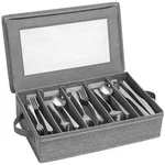 Lifewit Silverware Storage Box, Covered 16.93X10.43X3.94IN, Light Gray. Fixed Price $28.99.