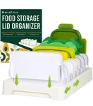 Food Storage Containers Organizer Divider Lunchbox Lids Holder Keeper Rack. Fixed Price $34.99.