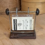 Mcm Roto Photo Index Card Recipe Picture Rolodex Desk Art Deco Brown Vtg. Fixed Price $47.48.