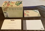 Lang Fresh From The Farm Recipe Card Box W Extras (126IA). Fixed Price $14.00.