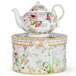 Stpgoods 1-QT Dream Garden Bone China Gift Box Porcelain. Fixed Price $44.95.