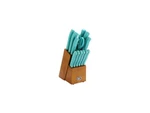 Oster 81010.14 Evansville Piece Cutlery Set, Stainless Steel With Turquoise. Fixed Price $47.49.