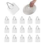 15PCS Invisible Adhesive Plate Hangers, Wall Display Holder, 1.25". Fixed Price $8.99.