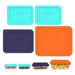 Sophico Rectangle Silicone Lids For Anchor Hocking Pyrex Glass Bowls 4-PACK. Fixed Price $38.92.