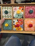 The Pioneer Woman Flea Market Floral 6 Drawer Spice Tea Box Organizer Kitchen. Fixed Price $47.99.