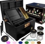 Hovanzo Premium Large Bamboo Storage Box With Removable Tray - Wood B.... Fixed Price $57.52.