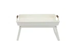 White Rectangle Galvanized Steel Bed Serving Tray, 18.7 X 12.2. Fixed Price $22.75.