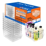 Lifemaster Stackable Refrigerator Bins - Set Of 10 Large Capacity Organizers .... Fixed Price $35.83.