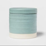 Ceramic Bathroom Canisters Target Threshold Set Of 6 Aqua Blue. Fixed Price $33.99.