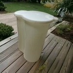 Vintage Tupperware 129 Qt Beverage Pitcher White Pour Spout Lid. Fixed Price $5.95.