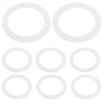 8 Pcs 2.2 Inch Sealing Rings Gaskets White Food Seals Spare Silicone.... Fixed Price $17.19.