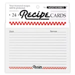 Hic Weatherbee Recipe Cards, X 6" - Set Of 24 (066). Fixed Price $11.99.